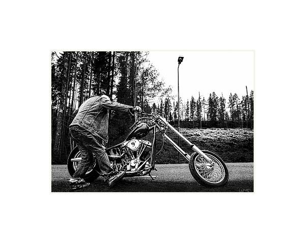 Harley Davidson konst