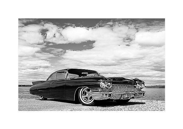 Cadillac och moln på himlen